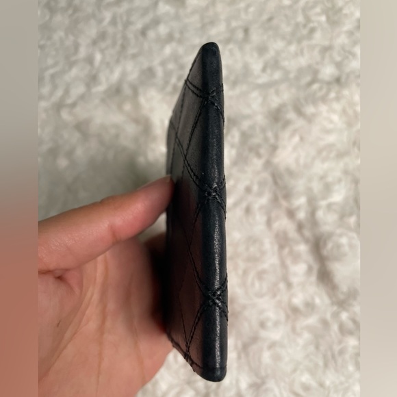 Chanel Black Bicolore CC Logo Lambskin Coin Case Wallet ๐ค - Picture 5 of 17